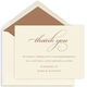 Script Thank You Folded Sympathy Cards w/Optional Inside Imprint - Raised Image 4 of 4